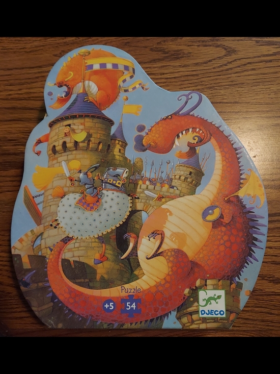 Djeco Other - Djeco "Vaillant & the Dragon" - 54 Piece Puzzle